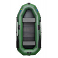 OMEGA - Надуваема гребна лодка с твърдо дъно 270 LSPT Pro Plus зелена